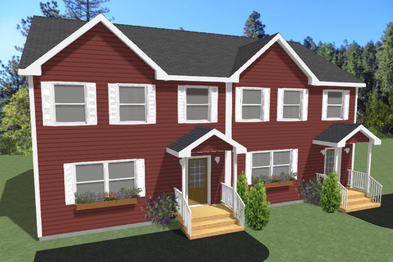 8211 Duplex Plans Maple Leaf Homes